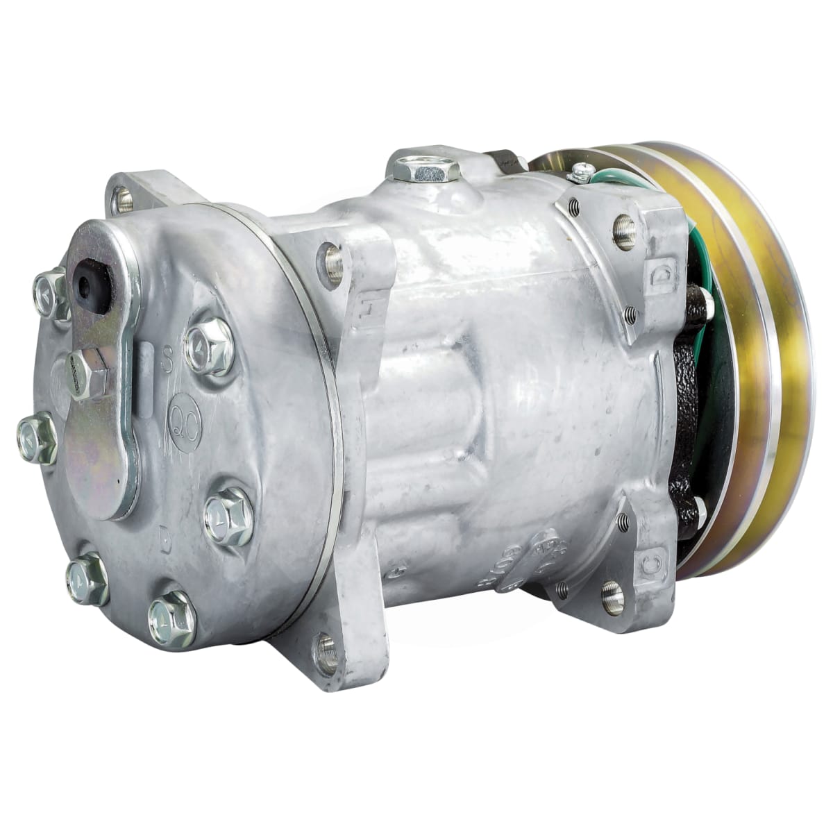 COMPRESSOR, SANDEN, SD7H15 8097, 24V, 2A, 132MM, GM PAD, R134A